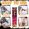10 Pcs Day of The Dead Decorations Dia De Los Muertos(multicolor)15.75"L x 11.81"W